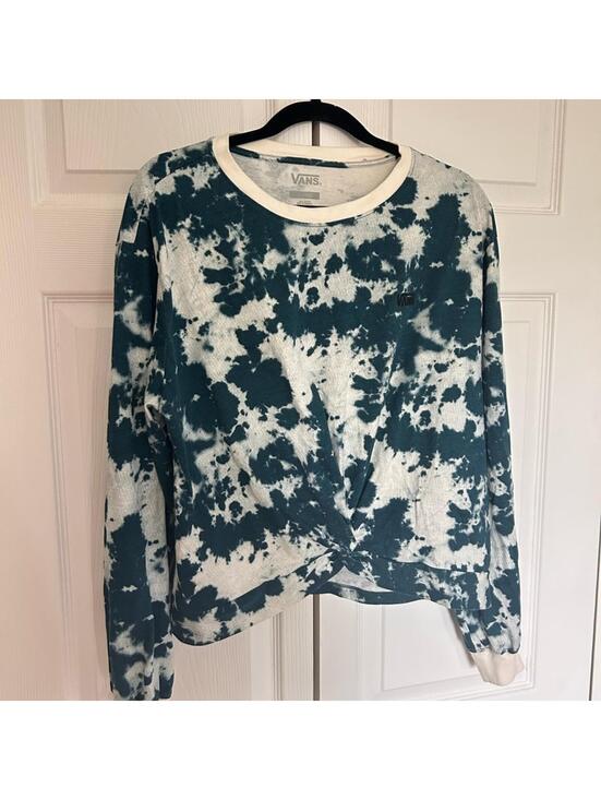 Vans Tops - Vans Blue Graphic Sweatshirt Relaxed Fit
